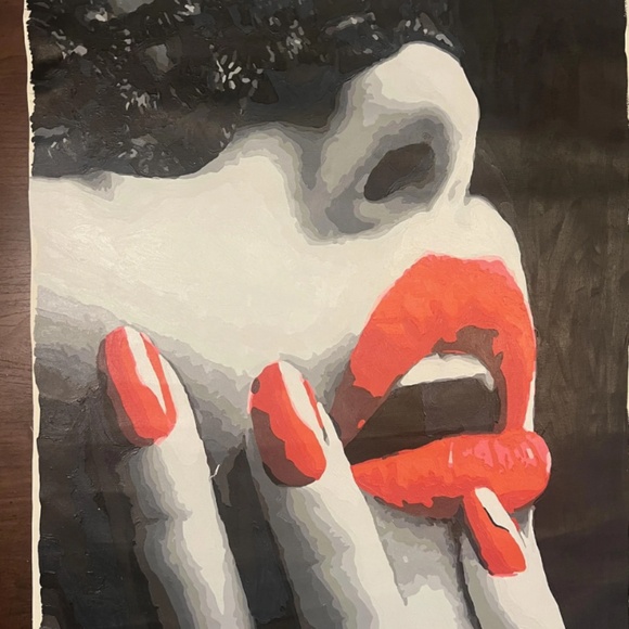 Unframed 16x20 The Masquerade Acrylic Painting 2022 - Picture 2 of 4